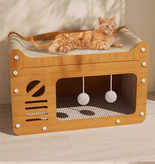 Design kattenpaal met verborgen schroeven – Strak afgewerkt