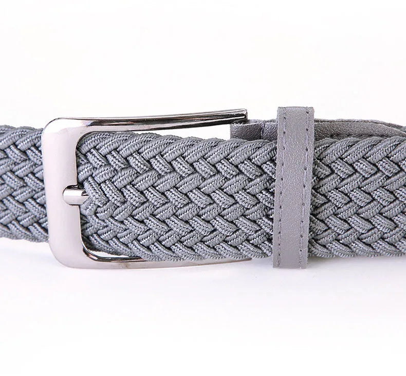 Moderne riem heren met matte metalen gesp