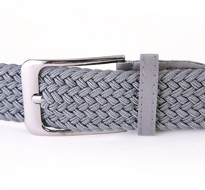 Moderne riem heren met matte metalen gesp
