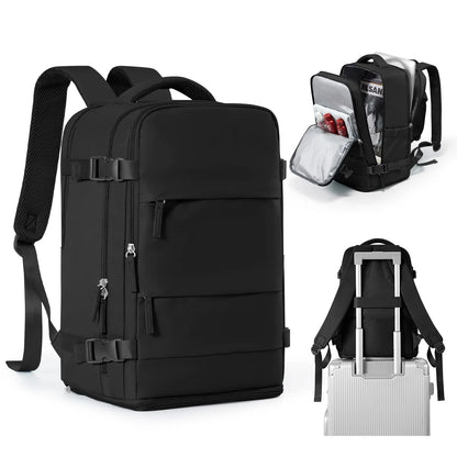 Handbagage rugzak met waterdichte ritsen