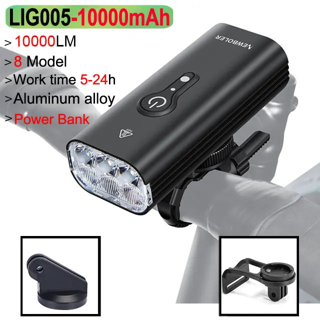Set LED fietslampjes met klikbevestiging