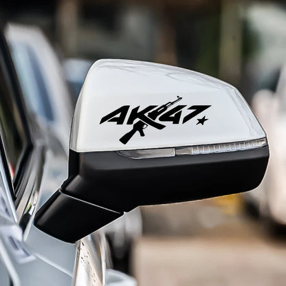 auto stickers - AK47 ontwerp met holografische glans voor unieke uitstraling