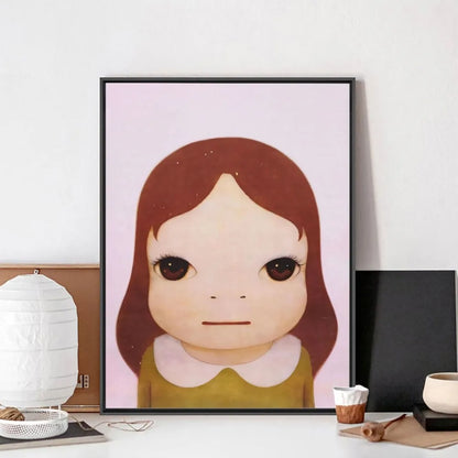 Poster met illustratie van koffie of wijn