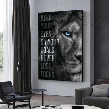 Poster met quote in sierlijke letters