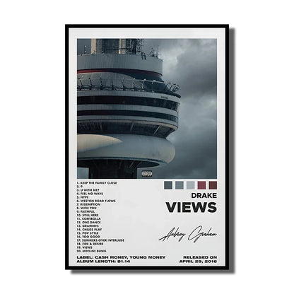 Kunstposter met klassiek werk