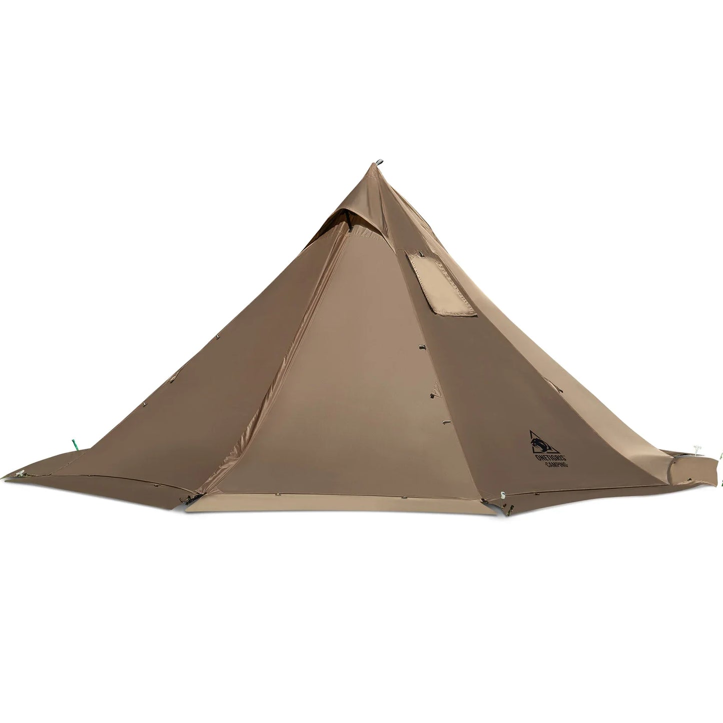 Pop-up tent Decathlon met scheerlijnen – Extra stevig