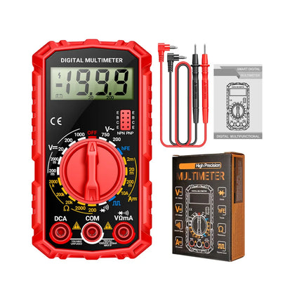 Multimeter met polariteitsherkenning