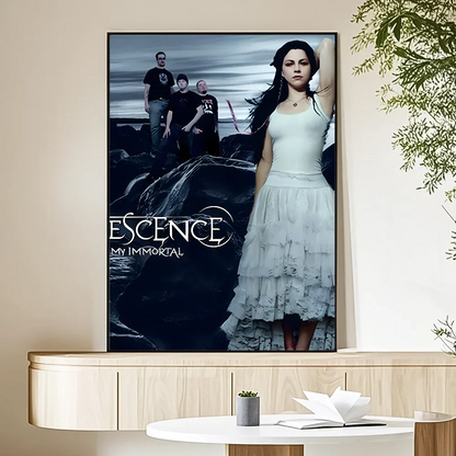 Vintage posters met textiellook