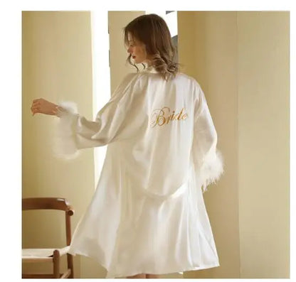 Ochtendjas dames zomer - elegante zijden ochtendjas voor ultiem comfort