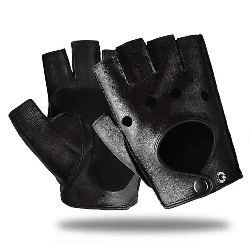 Koudebestendige leren handschoenen voor heren