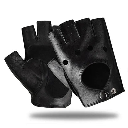 Koudebestendige leren handschoenen voor heren