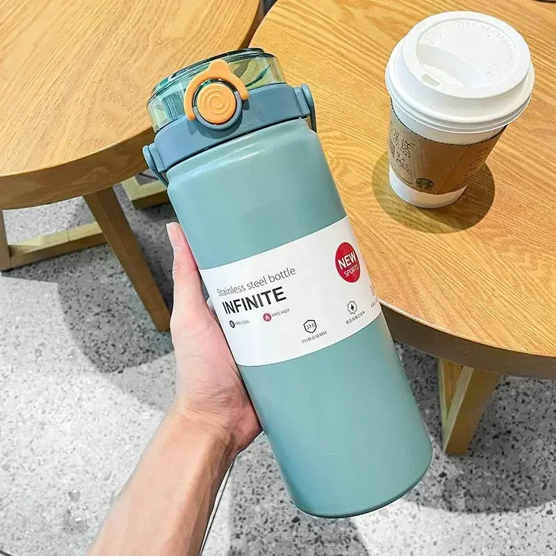 Thermosfles met sportdop – Ideaal voor fitness