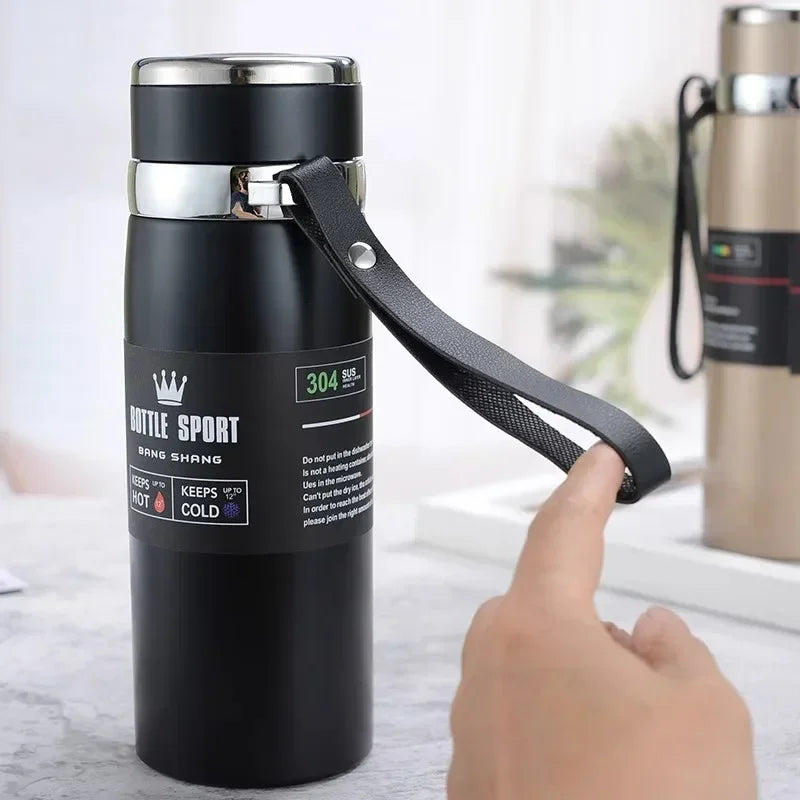 Thermosfles met dubbele wand – Houdt temperatuur vast