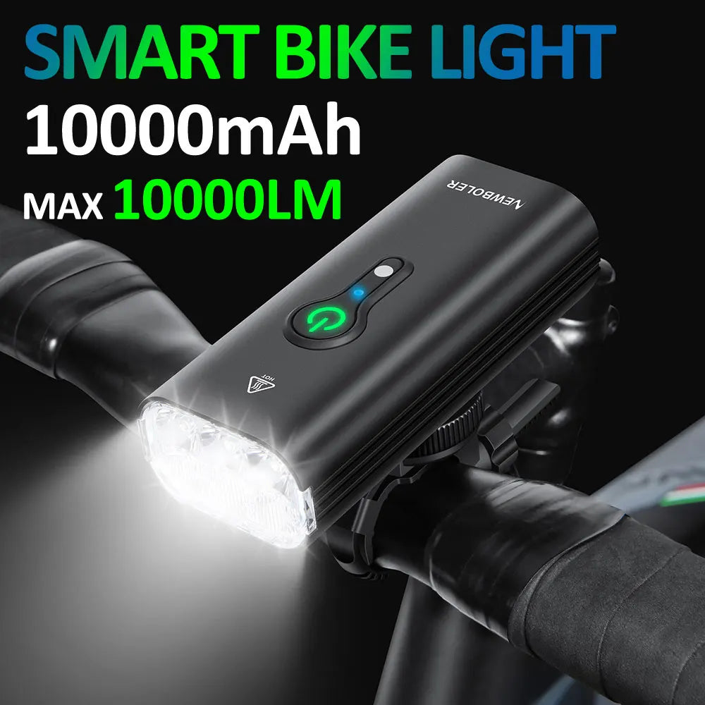 Fietslamp met beschermende rubberen rand