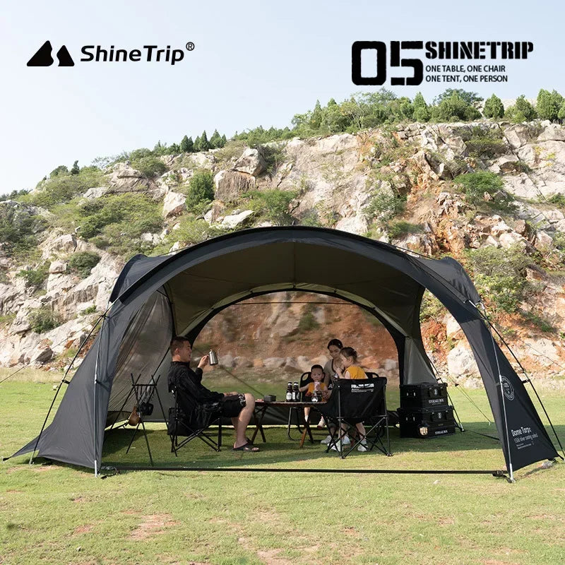 Decathlon tent met aerodynamisch design – Bestand tegen wind