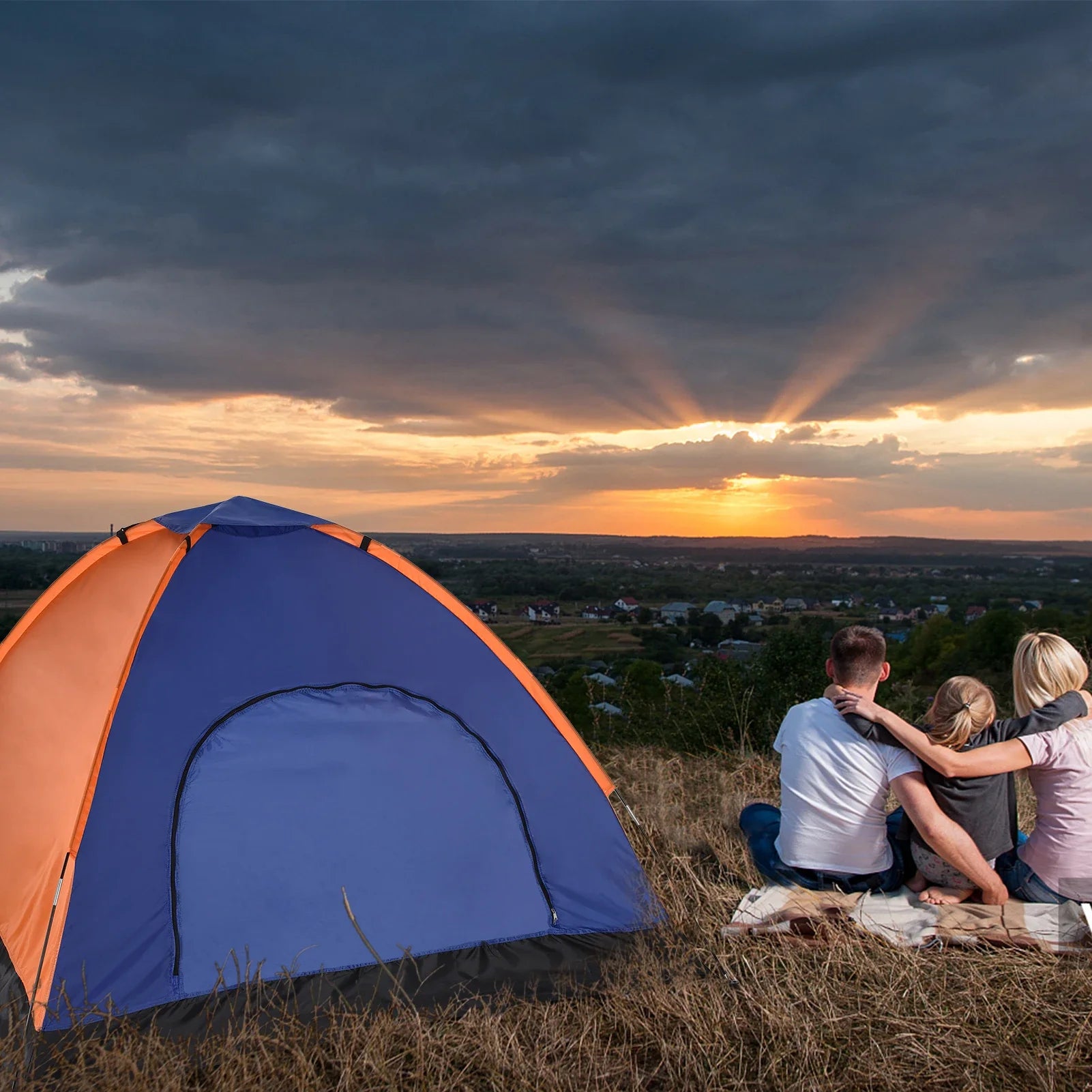 Action camping tent in draagtas – Makkelijk mee te nemen