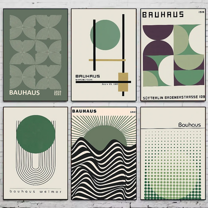 Grafische posters in zwart-wit stijl