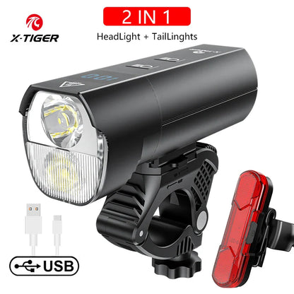 Fietslamp LED met stevige montageband