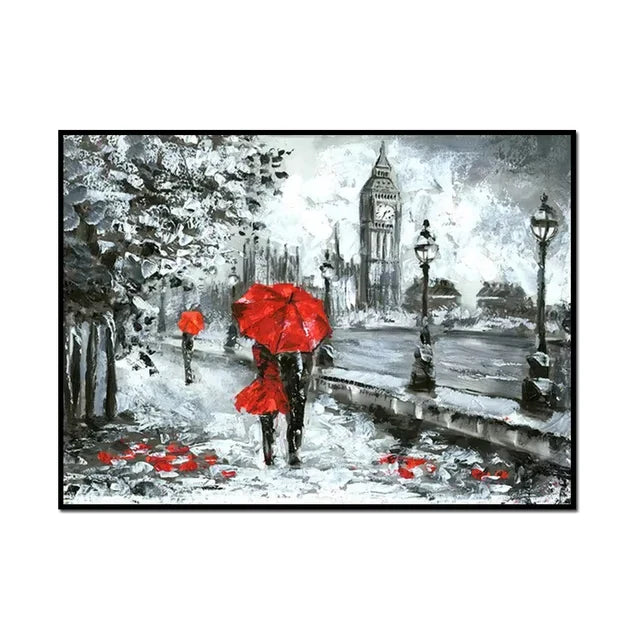 Poster in zachte pastelkleuren