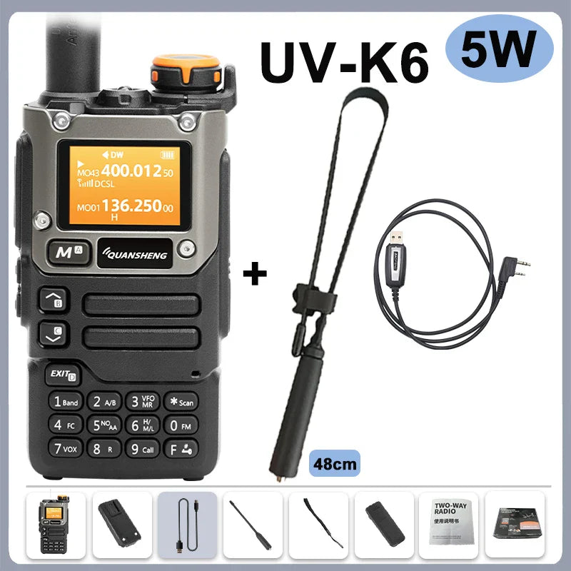Action walkie talkie met handig draagkoord