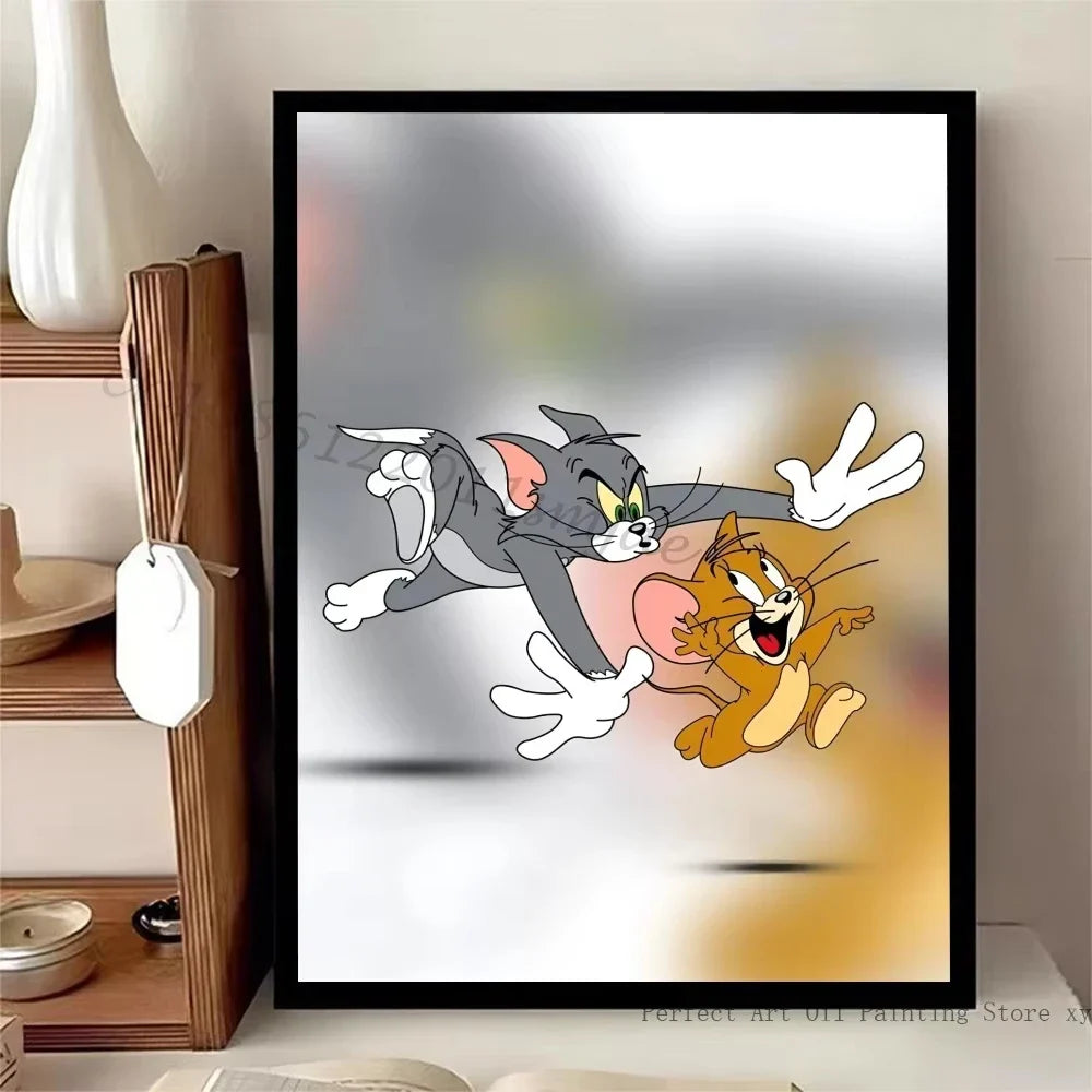 Vintage wereldkaart poster