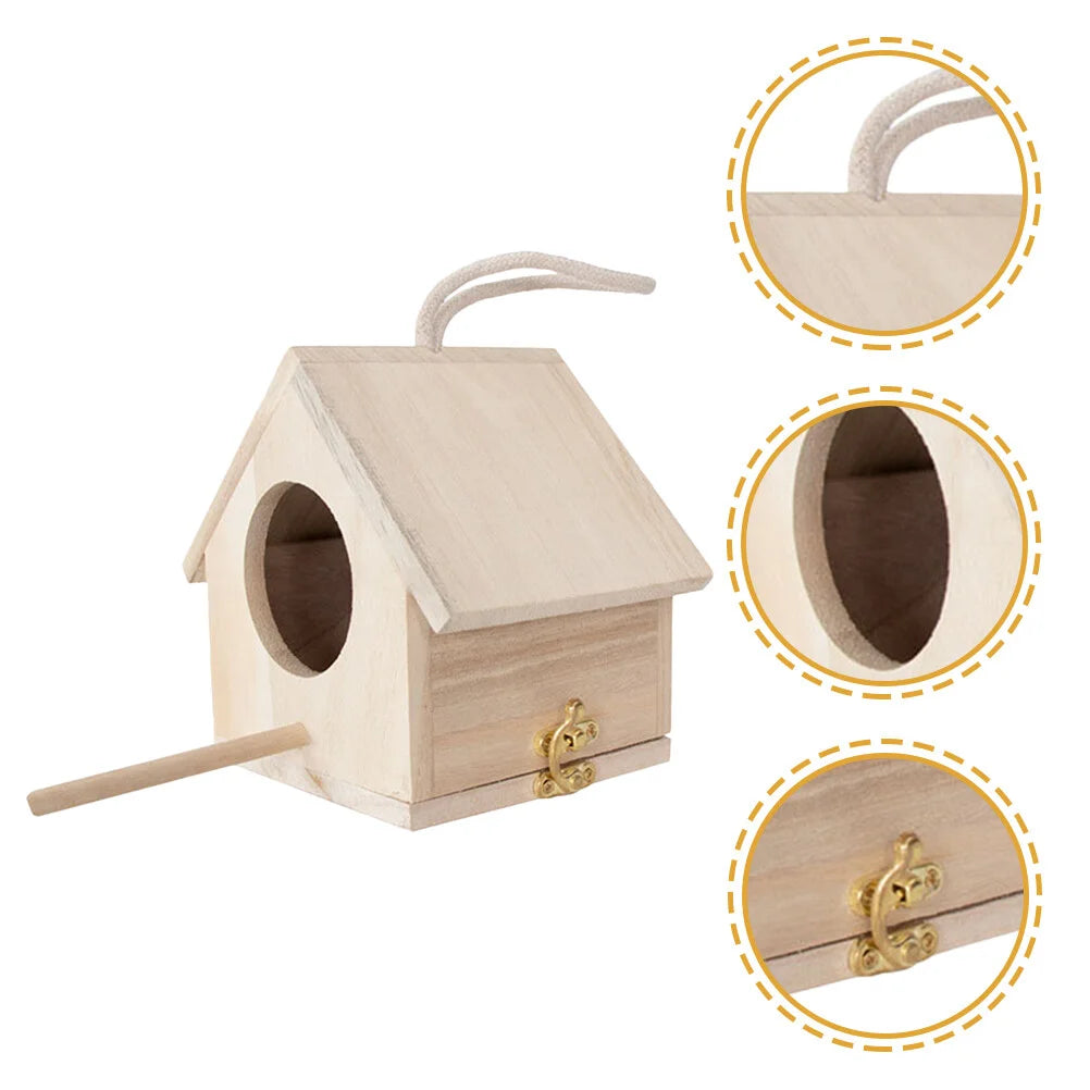 Vogelhuisje Action met print – Speels ontwerp