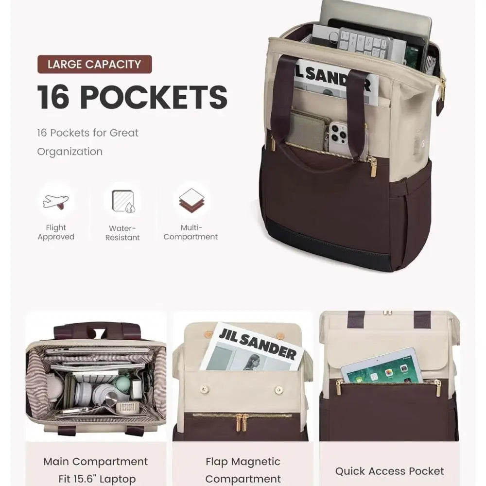 Rugzak als handbagage met handvat bovenop