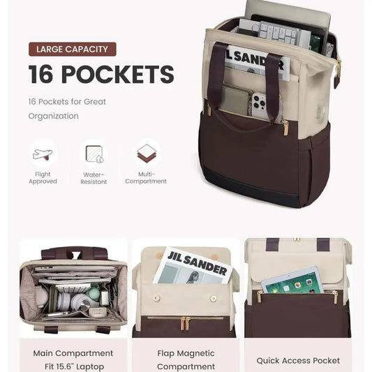 Rugzak als handbagage met handvat bovenop