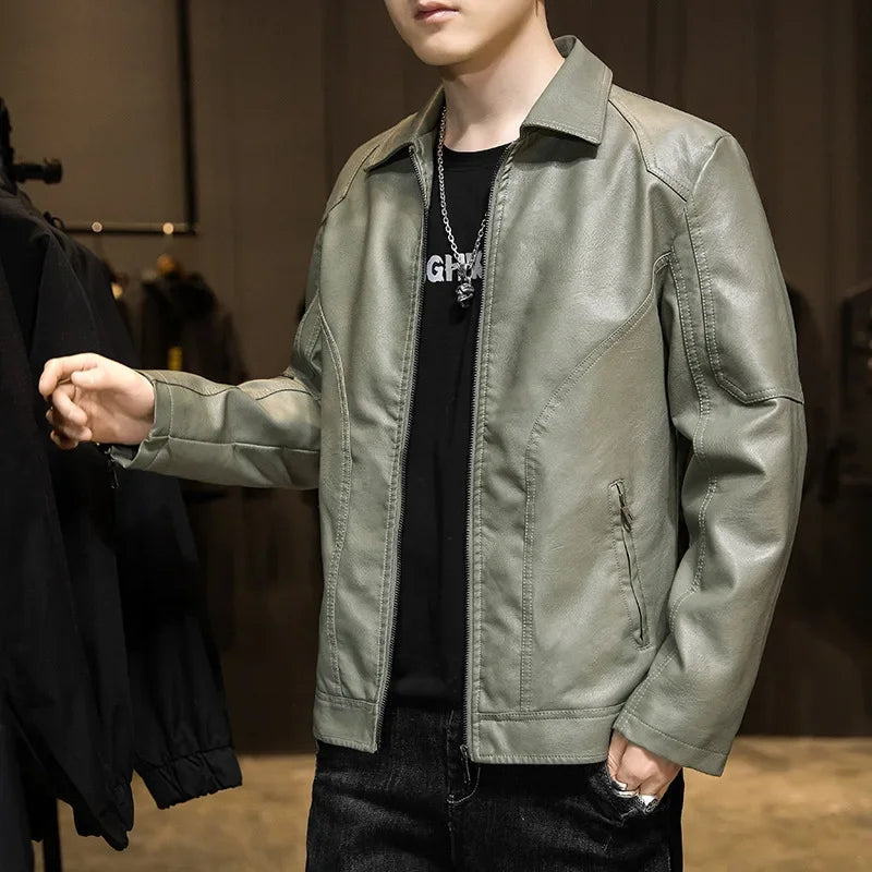 Leren jassen voor mannen in streetwearstijl – Jong en dynamisch