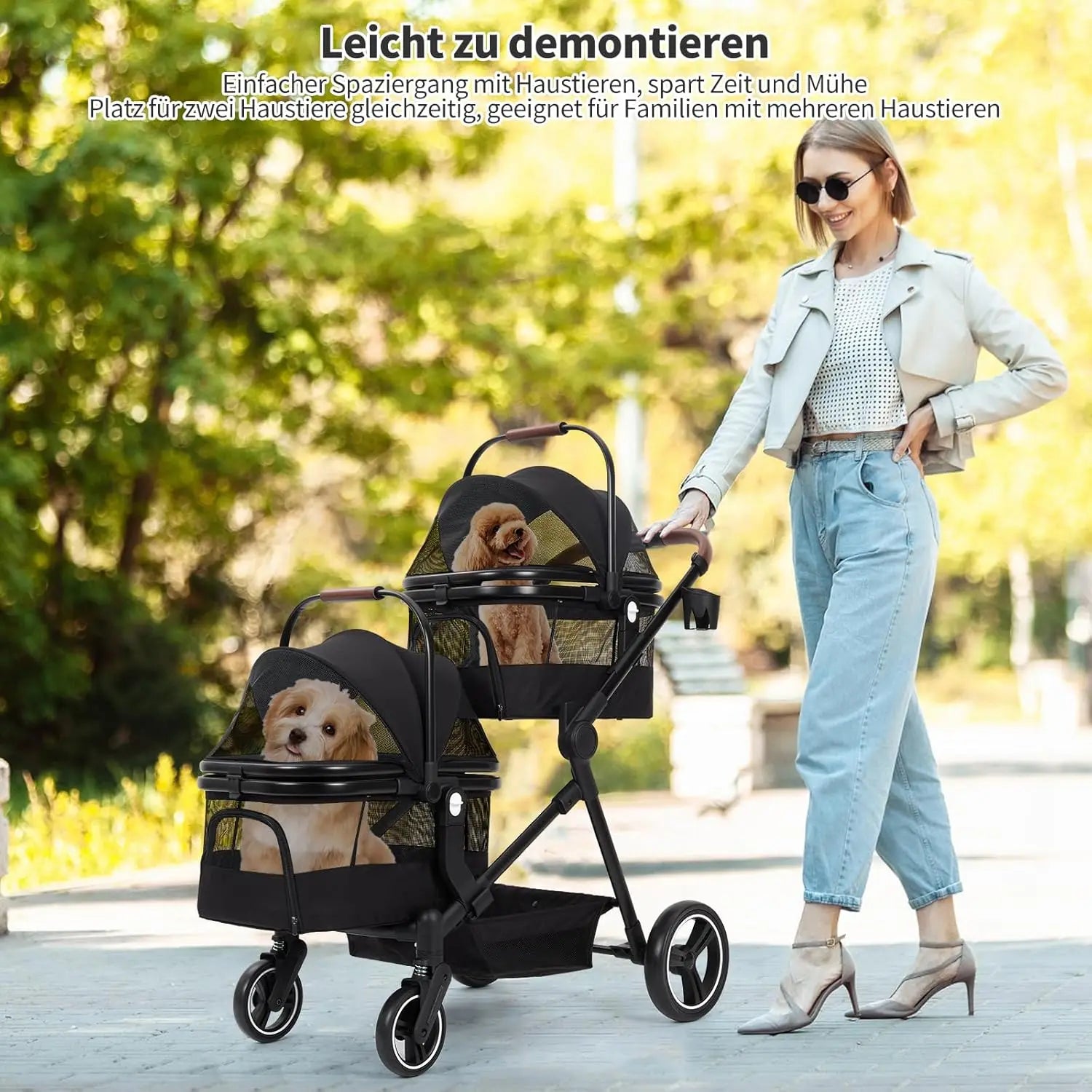 Hondentas met ritssluiting – Veilig en makkelijk te openen