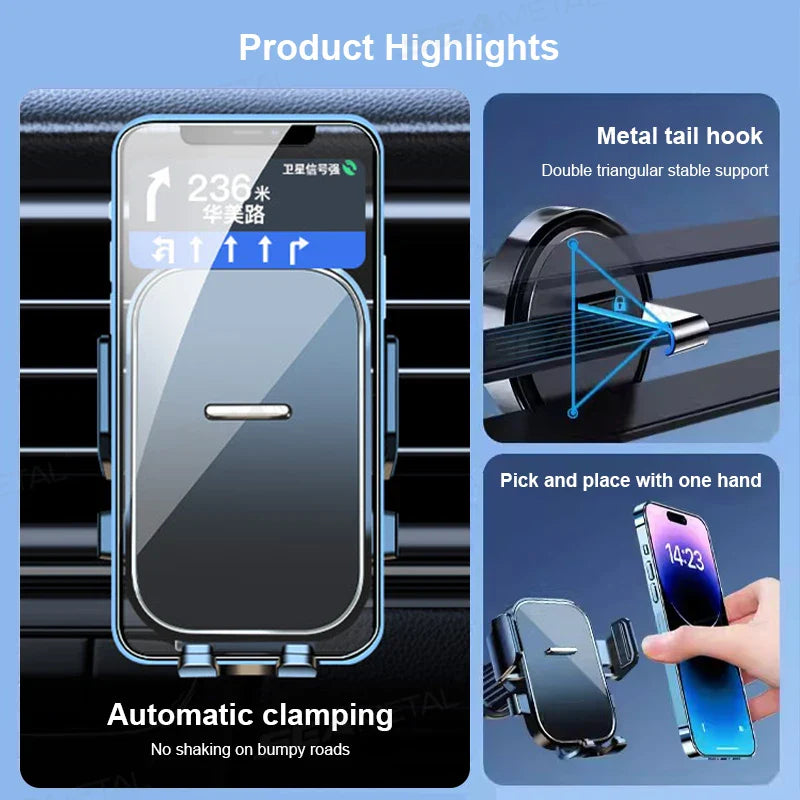 Action telefoonhouder auto met minimalistisch design – Strak en modern