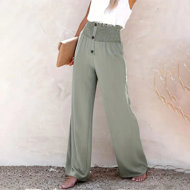 C&A dames linnen broek met casual uitstraling – Voor elke dag