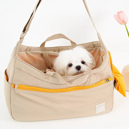 Hondentas met luxe print – Perfect voor city trips