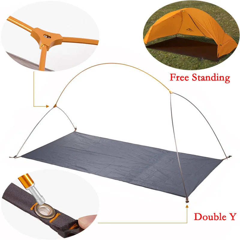 Pop up tent met dubbele deur – Gemakkelijk met twee personen