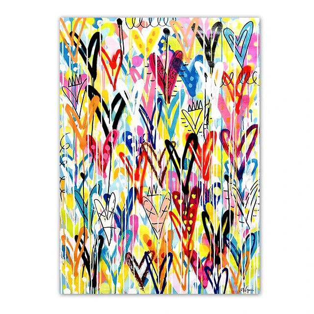 Abstracte posters in aardetinten