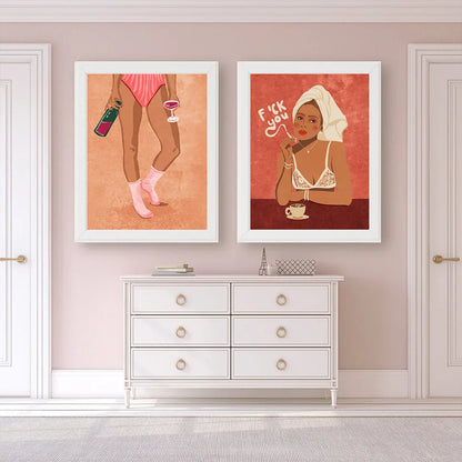 Artistieke posters voor woonkamer en hal