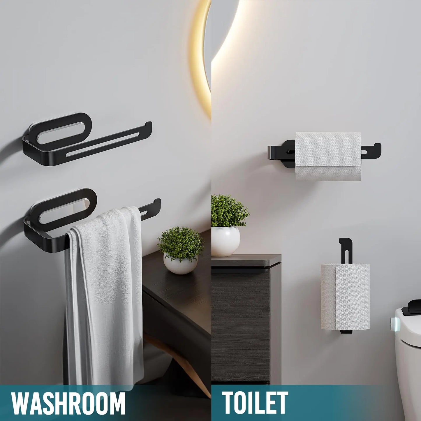 Badkamer handdoekenrek RVS design – Strak en tijdloos
