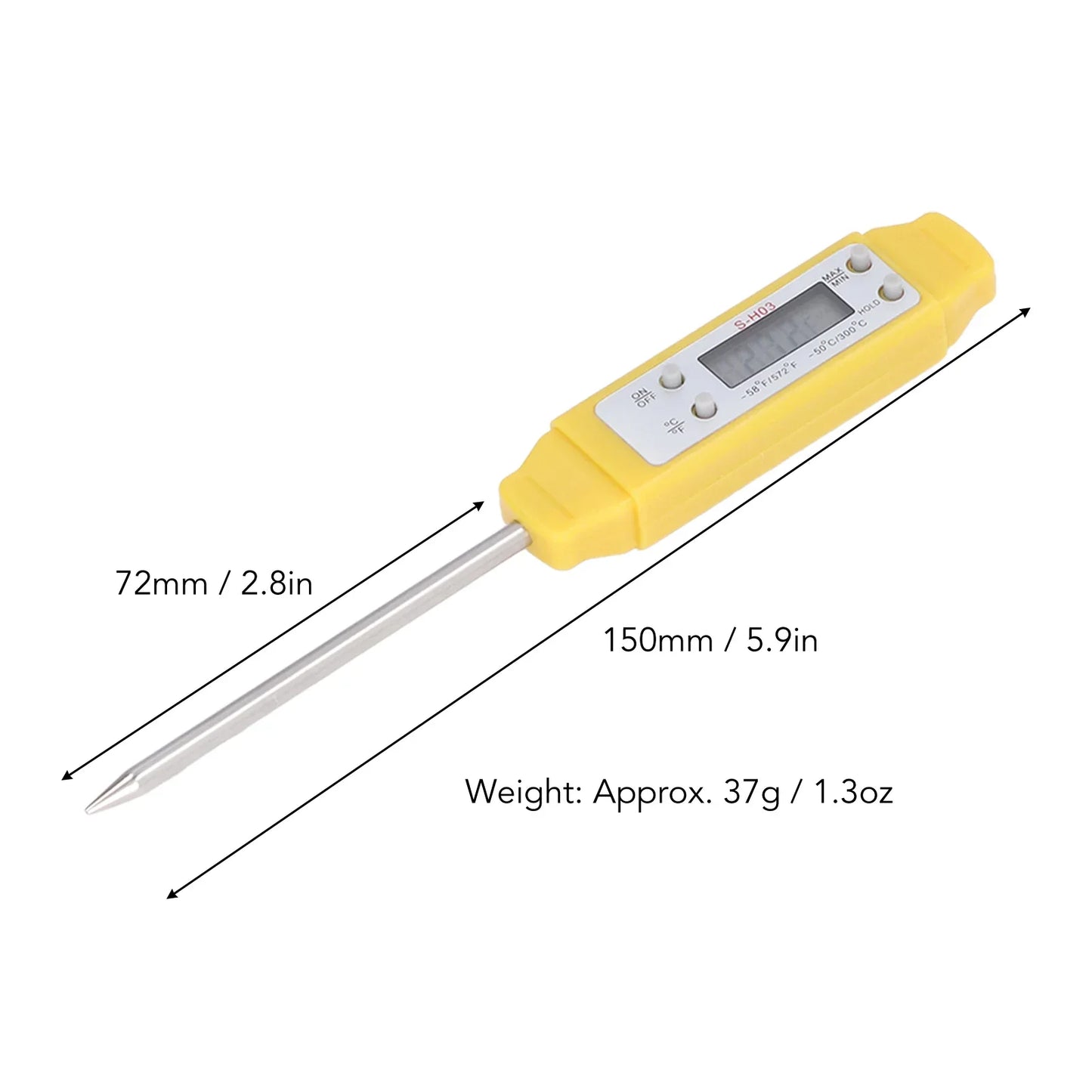 Compacte thermometer van Action