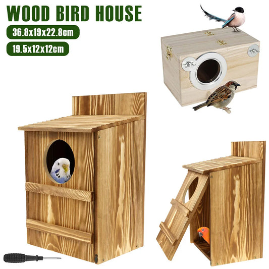Welkoop vogelhuisje eikenhout – Natuur in je tuin