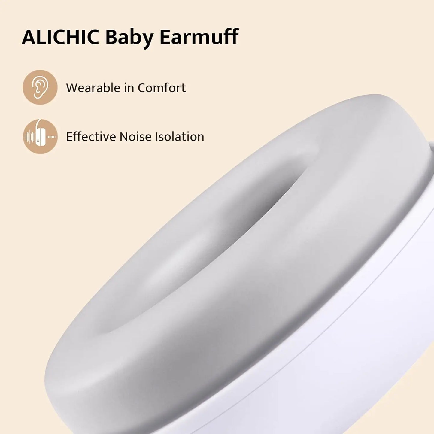 Baby koptelefoon met anti-slip band – Blijft goed zitten