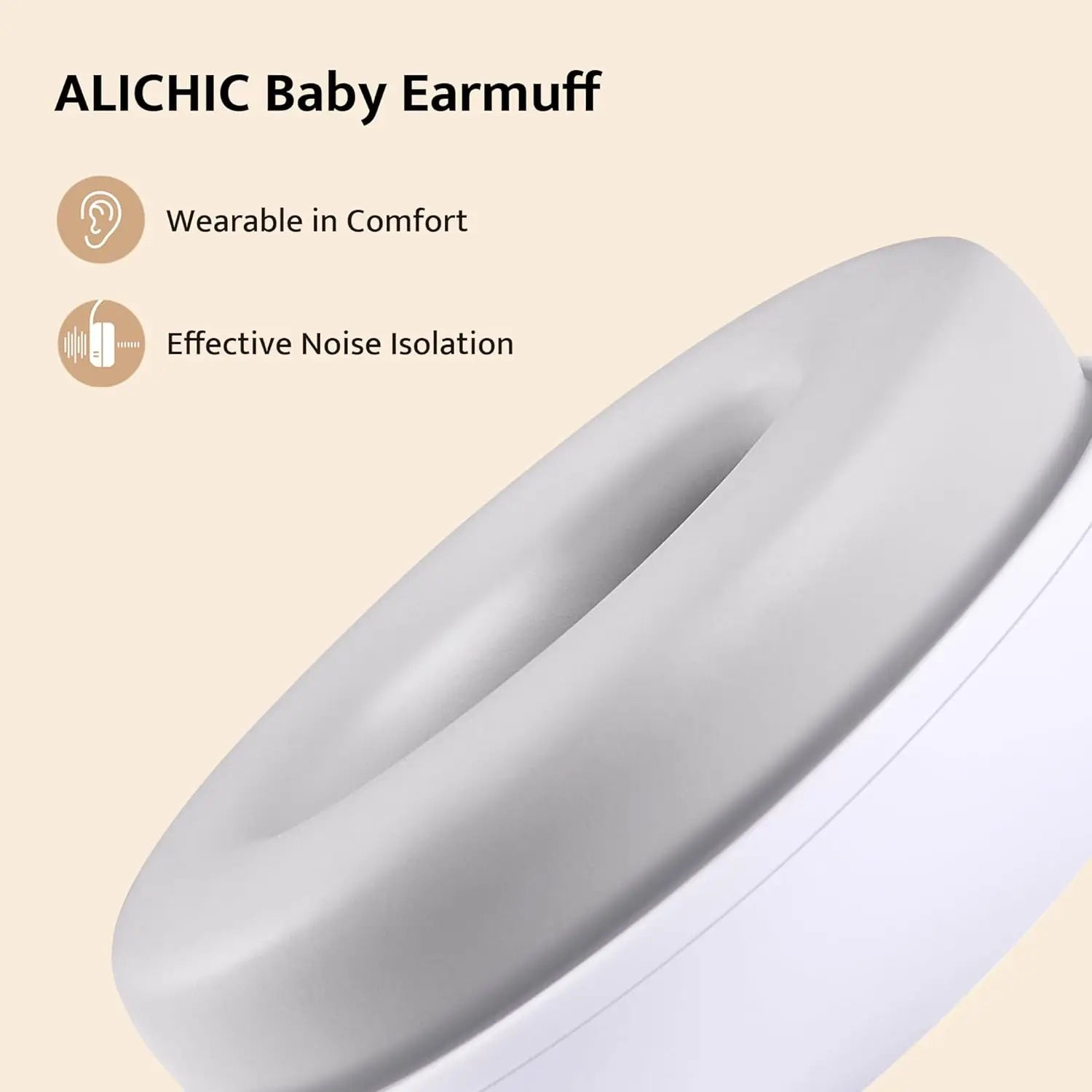 Baby koptelefoon met anti-slip band – Blijft goed zitten