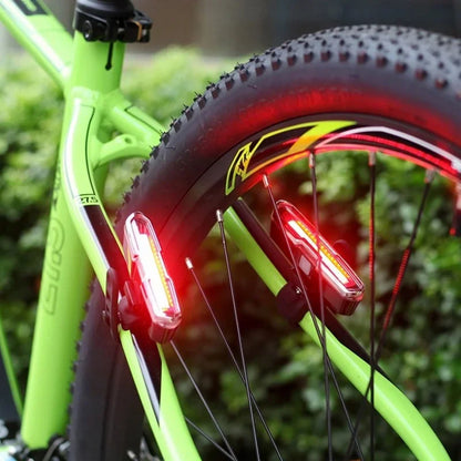 Sterke fietslamp voor stads- en buitengebruik