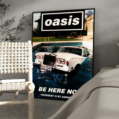 Posters met marmeren textuur en gouden accenten