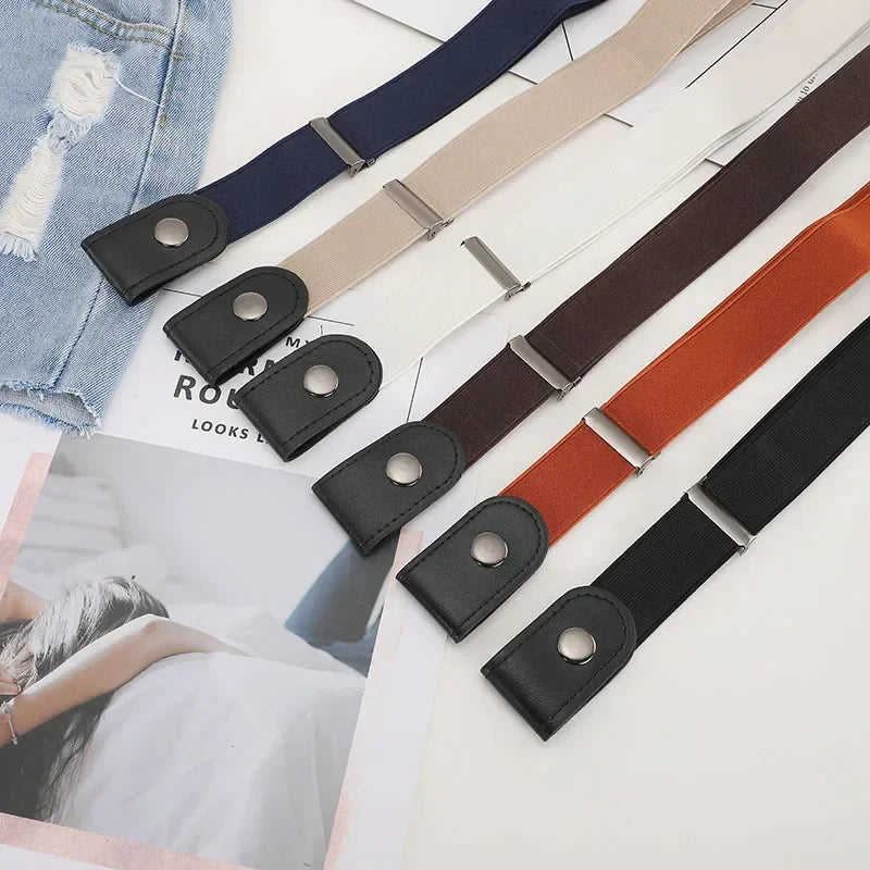 Riem heren met fijne gesp in matte afwerking