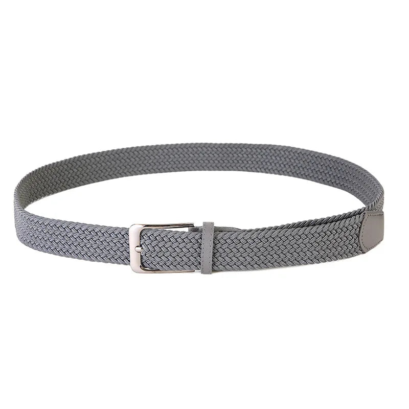 Riem heren in donker olijfgroen met metalen details