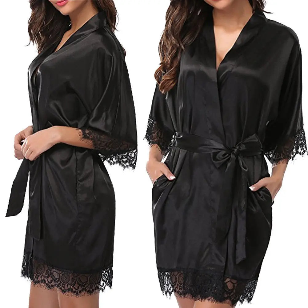 Ochtendjas voor dames - zijdezachte elegantie voor een ontspannen ochtend