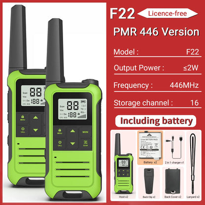Intertoys walkie talkie met vrolijke geluiden