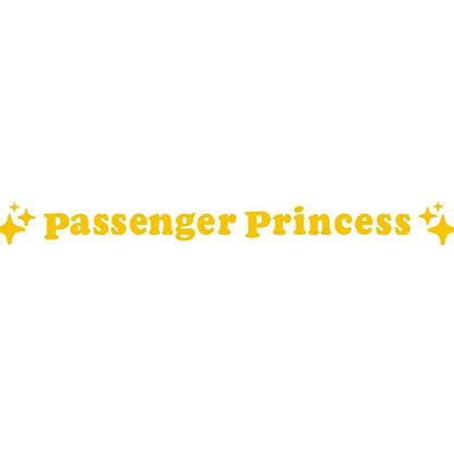 auto stickers - Passenger Princess sticker voor persoonlijke flair