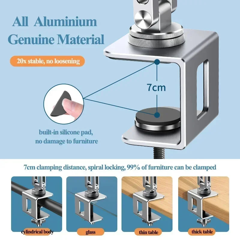 Aluminium laptop standaard met moderne uitstraling