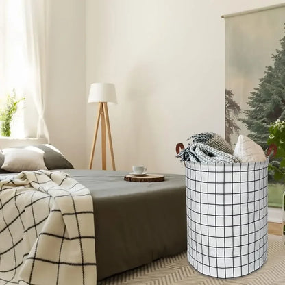 Blokker wasmand met neutrale kleur